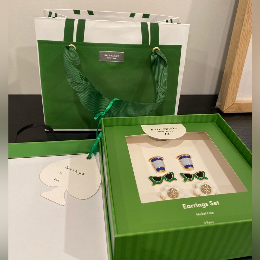 Kate Spade for Target 3 Earring Set - Picture 2 of 6